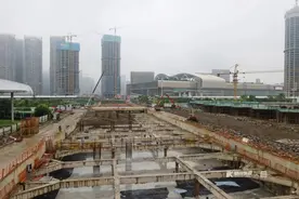 滨江到萧山2分钟！这条建在杭州奥体中心地下的隧道结顶了图片