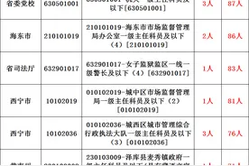 27个岗位无人报考！2020年青海省公务员报考职位最新统计表图片