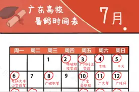 广东高校暑假安排公布！放假最久的居然是……图片
