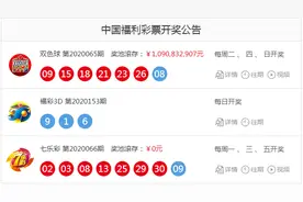 益阳福彩：2020年7月21日中国福利彩票开奖公告图片