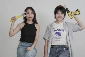 改造出租屋，“五金少女”吸粉百万图片