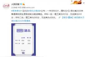 2020湖北分数线公布：一本文科531，理科521图片