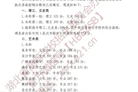 2020年湖北分数线公布：一本文科531，理科521图片