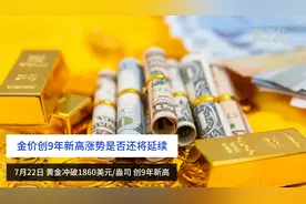 财富连线｜金价创9年新高涨势是否还将延续？图片