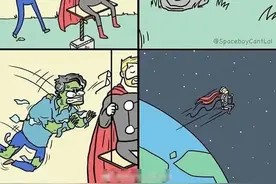 搞笑四格漫画，看得我无力反驳图片