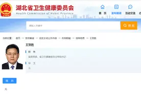 王贺胜继续兼任湖北省卫健委党组书记图片