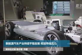 经济新亮点：新能源汽车产业平稳发展 释放市场活力视频封面