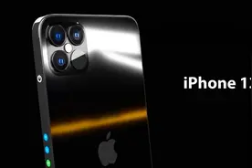 设计师分享采用环绕屏无按键设计的“iPhone 13”概念图图片