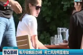 每月吸烟超过6根 死亡风险明显增加视频封面