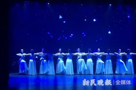 12位平均年龄60岁以上的业余演员，在这个舞蹈大赛上博得阵阵掌声图片
