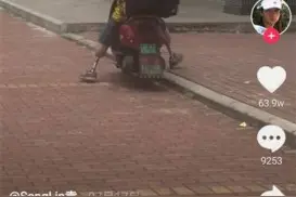 戴假肢爬楼送外卖，桂林无腿小哥获数十万网友点赞图片