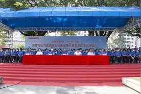 路灯遭水浸漏电，导致路人触电怎么办？东莞举行应急救援演练图片