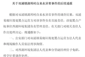 刑拘、免职、移交纪委…双浦镇湖埠村自来水异常事件后续通报图片