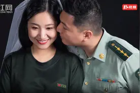 暖心之举 武警长沙支队请最美军嫂去拍张“全家福”图片