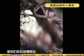 男子深夜扔垃圾发现一名弃婴，旁边还放了一包婴儿用品图片