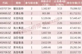 半年报揭秘机构持股动向！社保基金、QFII、明星私募加仓这些股票图片