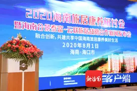 2020海南旅居康养研讨会在海口举办 专家学者献计旅居康养产业发展图片