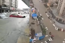 台风“黑格比”登陆乐清沿海，温州内涝多车被淹视频封面