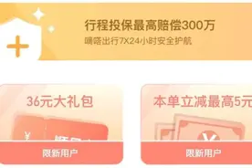 惠及传统自发拼车用户 嘀嗒出行推顺风车保险创新 单程最高保300万图片