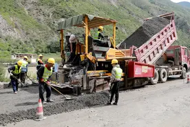 国道350线小金至丹巴路段施工有序推进图片