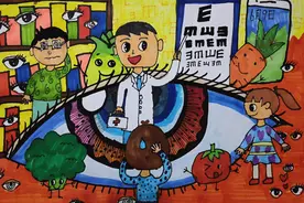 谁是护眼小能手？“爱眼日”主题绘画及征文评选结果出炉，太“睛”彩图片