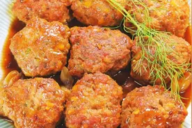 《养生厨房》今日菜谱——南煎丸子图片