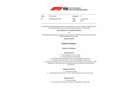 F1赛点车队违规遭罚，被扣15分罚款40万欧元图片