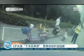 3岁女童“千米走单骑”去找妈妈 多亏警察叔叔送回家图片