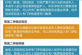 预防未成年人犯罪法修改拟进一步明确专门学校和专门教育的法律定位图片
