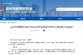 重庆将推荐100所幼儿园参加全国足球特色幼儿园遴选图片
