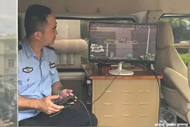 厦门警用无人机化身“空中交警”助力文明交通提升图片