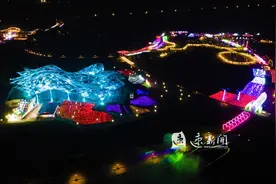 宿迁三台山光影节 惊艳点亮“夜经济”图片