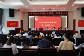 【市县团建】合肥滨湖科学城召开团委成立大会暨第一次团员大会图片