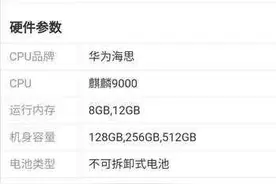 绝版麒麟9000+超大内存！华为Mate 40配置曝光图片