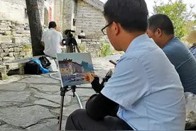 30名画家走进连州，用画笔讴歌赞美红色热土图片