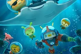 《海底小纵队》首部大电影曝海报预告图片