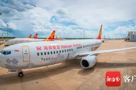 海航“海南自由贸易港号”主题涂装飞机亮相图片