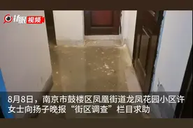 南京龙凤花园小区一楼小区居民求助：窨井污水漫溢居民楼被淹，责任损失至今无人管图片
