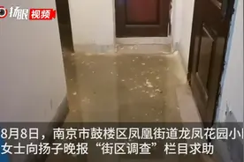 南京龙凤花园小区一楼小区居民求助：窨井污水漫溢居民楼被淹，责任损失至今无人管图片