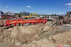 管道局创大口径管道定向钻穿越国内新纪录图片