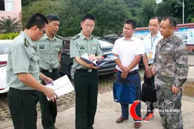 贺州市检查督导征兵工作图片