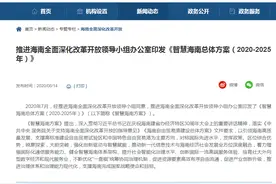 《智慧海南总体方案（2020-2025年）》印发，2025年底智慧海南基本建成图片