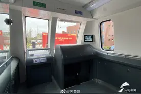 先睹为快！济南 轨道交通2号线电客车揭开神秘面纱图片