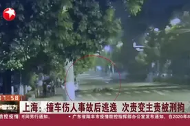 上海：撞车伤人事故后逃逸  次责变主责被刑拘视频封面