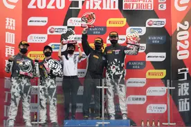 赛车——中国宁波汽车耐力赛：臧侃/大卫夺得国际杯GT3组冠军图片