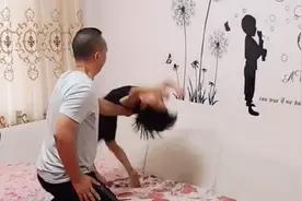 5岁女童1分钟做80个后手翻，网友看傻了：不是快放？图片