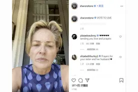 祖母教母妹妹妹夫都因新冠疫情倒下，美国女星莎朗斯通心碎喊话图片
