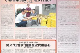 浙江日报丨外有专业援军 内有实力干将 武义“红管家”提振企业发展信心图片