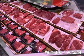 西安牛肉价格近期有所上涨 摊主称“鸡肉销售量多了一倍”图片