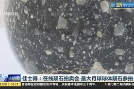 佳士得：在线陨石拍卖会  最大月球球体陨石参拍视频封面